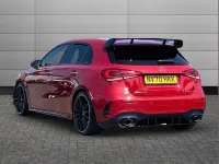 Used Mercedes A35 AMG Premium Plus 302 HP (222 kW) 2021 Patagonia red Hatchback