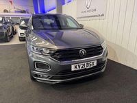 Usado VW T-Roc R-line 150 HP (110 kW) 2021 Cinzento SUV