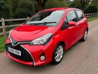 Used Toyota Yaris Hybrid 2016 Red Hatchback