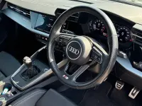 Used Audi A3 S-Line 150 HP (110 kW) 2022 Black Sedan