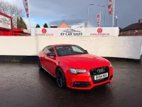 Used Audi A5 Black Edition 177 HP (130 kW) 2015 Red Coupe
