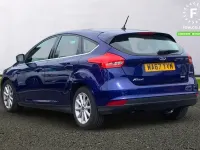 Used Ford Focus Titanium 125 HP (91 kW) 2017 Blue Hatchback
