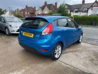 Used Ford Fiesta Zetec 100 HP (73 kW) 2015 Blue Hatchback