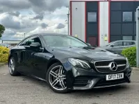 Used Mercedes E220 AMG line 2017 Black Coupe