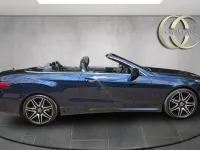 Used Mercedes E200 AMG line 184 HP (135 kW) 2016 Blue Cabriolet