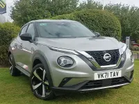 Used Nissan Juke Tekna 114 HP (83 kW) 2021 Silver SUV