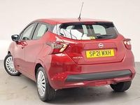 Used Nissan Micra Acenta 92 HP (67 kW) 2021 Red Hatchback