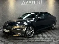 Used Skoda Superb SportLine 272 HP (200 kW) 2019 Black Hatchback