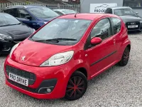Used Peugeot 107 Active 68 HP (50 kW) 2012 Red Hatchback