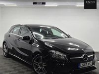 Used Mercedes A200 AMG line 2017 Black Hatchback