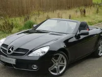 Used Mercedes SLK200 184 HP (135 kW) 2009 Black Cabriolet