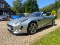 Used Jaguar F-Type Supercharged 380 HP (279 kW) 2015 Silver Cabriolet