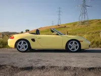 Used Porsche Boxster 1997 Yellow Cabriolet