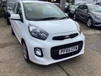 Used Kia Picanto 65 HP (47 kW) 2015 White Hatchback
