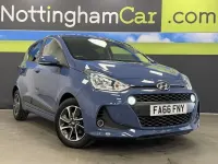 Used Hyundai i10 Premium 67 HP (49 kW) 2017 Blue Hatchback