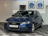 Used Audi A3 S-Line 150 HP (110 kW) 2015 Blue Hatchback