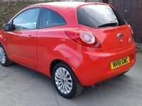 Used Ford Ka Zetec 69 HP (50 kW) 2011 Red Hatchback