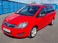 Used Vauxhall Zafira 110 HP (80 kW) 2012 Red MPV
