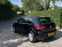 Used VW Golf VII S 110 HP (80 kW) 2016 Black Hatchback