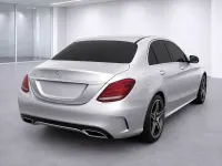 Used Mercedes C220 AMG line 170 HP (125 kW) 2018 Silver Sedan