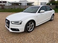 Used Audi A4 S-Line 150 HP (110 kW) 2015 White Sedan