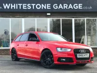 Used Audi A4 Black Edition 150 HP (110 kW) 2015 Red Estate