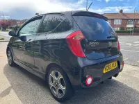 Used Kia Picanto 85 HP (62 kW) 2016 Black Hatchback