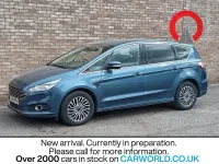 Used Ford S-MAX Titanium 150 HP (110 kW) 2018 Blue MPV
