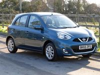 Usado Nissan Micra Acenta 2015 Azul Citadino