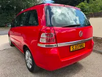 Used Vauxhall Zafira 140 HP (102 kW) 2013 Red MPV