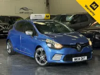 Used Renault Clio GT-Line 120 HP (88 kW) 2014 Blue Hatchback