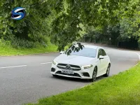 Used Mercedes A200 AMG line 160 HP (117 kW) 2020 White Hatchback
