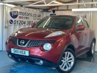 Used Nissan Juke Acenta 117 HP (86 kW) 2011 Red SUV