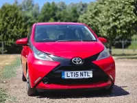 Used Toyota Aygo X-play 69 HP (50 kW) 2015 Red Hatchback