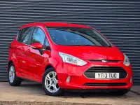 Used Ford B-MAX Zetec 100 HP (73 kW) 2013 Red MPV