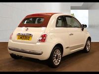 Used Fiat 500C Lounge 2013 White Cabriolet
