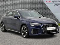 Used Audi A3 S-Line 147 HP (108 kW) 2023 Blue Sedan