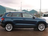 Used Skoda Karoq SE L 113 HP (83 kW) 2020 Petrol blue metallic SUV