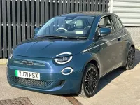 Used Fiat 500e La Prima 86 kW (118 HP) 2021 Green Hatchback