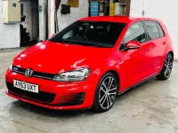 Used VW Golf VII GTD 150 HP (110 kW) 2013 Red Hatchback
