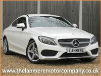Used Mercedes C220 AMG line 2016 Polar white Coupe