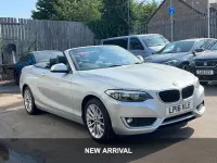 Used BMW 218 Performance 136 HP (100 kW) 2016 Silver Cabriolet