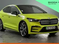 Used Skoda Enyaq iV vRS 219 kW (299 HP) 2022 Green SUV
