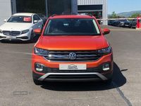 Used VW T-Cross SE 95 HP (69 kW) 2019 Orange SUV