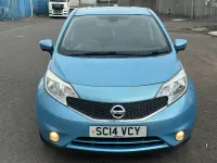 Used Nissan Note Acenta Premium 90 HP (66 kW) 2014 Blue Hatchback