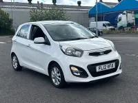 Used Kia Picanto 84 HP (61 kW) 2012 White Hatchback