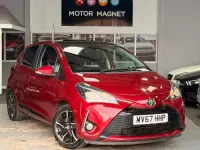 Used Toyota Yaris Design 2017 Red Hatchback