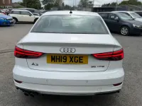Used Audi A3 S-Line 150 HP (110 kW) 2019 White Sedan