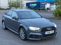 Used Audi A3 Black Edition 150 HP (110 kW) 2018 Grey Sedan