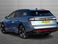 New VW ID.7 GTX 250 kW (340 HP) 2026 Stone washed blue with black roof Estate